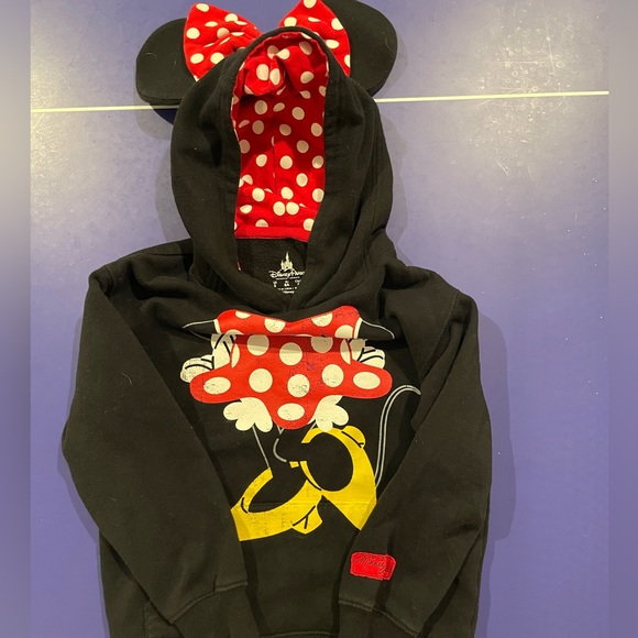 Girls Minnie Mouse Hoodie from Disney Parks Size S